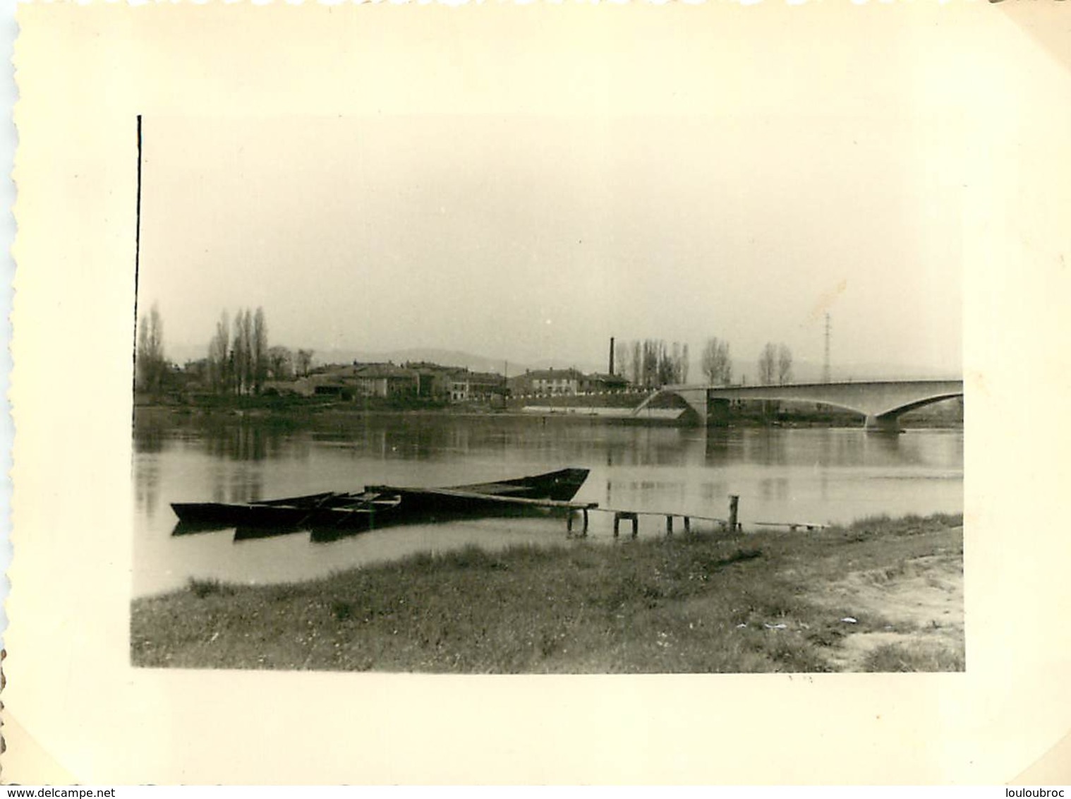 SAINT ROMAIN DES ILES  LE PONT PHOTO ORIGINALE FORMAT 11 X 8 CM - Lieux