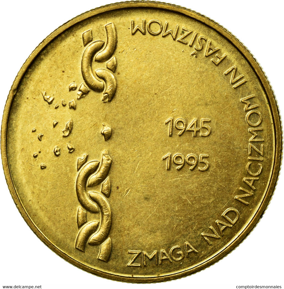 Monnaie, Slovénie, 5 Tolarjev, 1995, TTB, Nickel-brass, KM:22 - Eslovenia