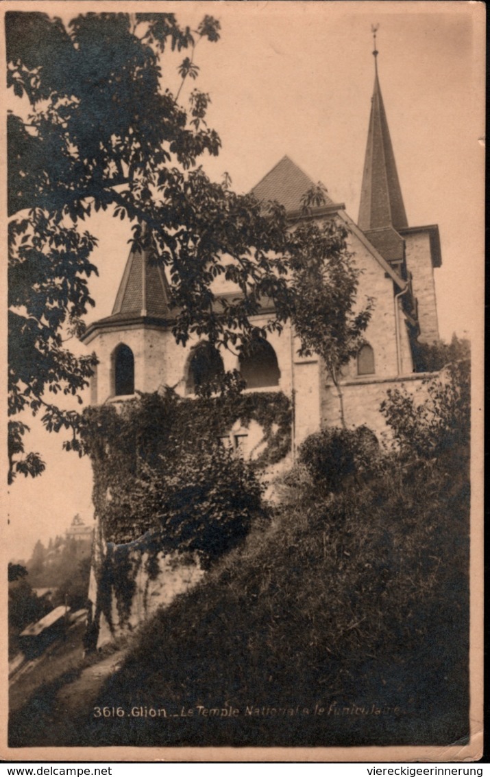 !  Alte Ansichtskarte, Carte Postale, Glion, 1925, Schweiz - Sonstige & Ohne Zuordnung