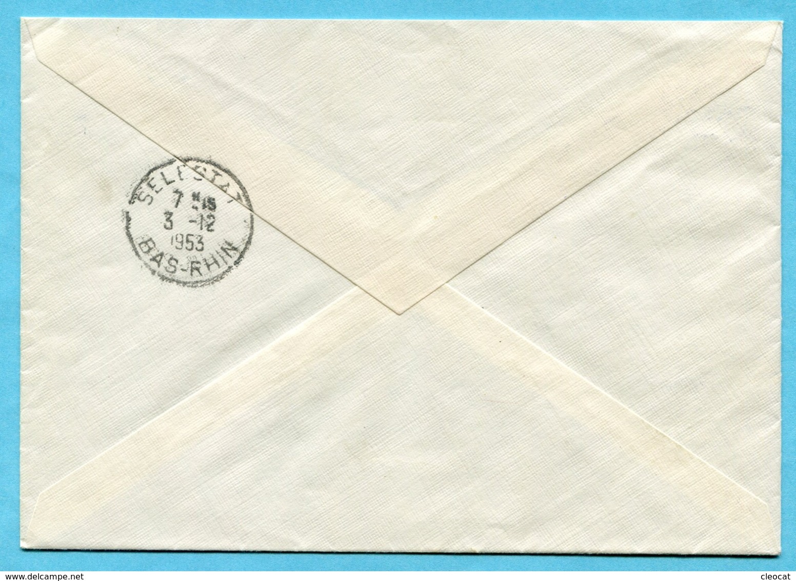 Express R-Brief Mit Sechserblock Von Lausanne Nach Sélestat 1953 - Briefe U. Dokumente