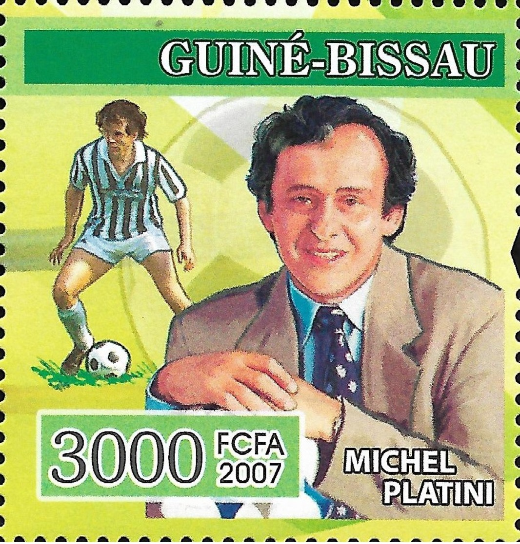 Guinea Bissau France Football Michel Platini 1v Stamp MNH Michel:3470 - Other & Unclassified