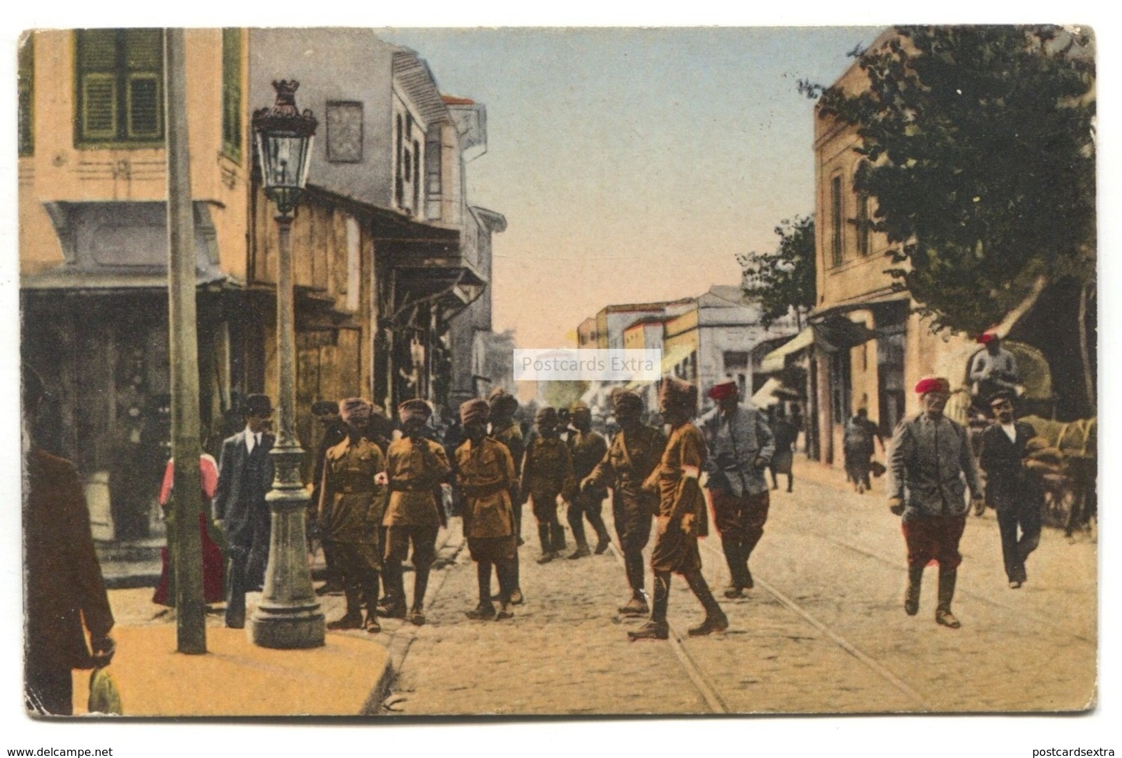 Salonique, Salonica - Troupes Hindoues - Soldiers From India - Old Postcard - Greece