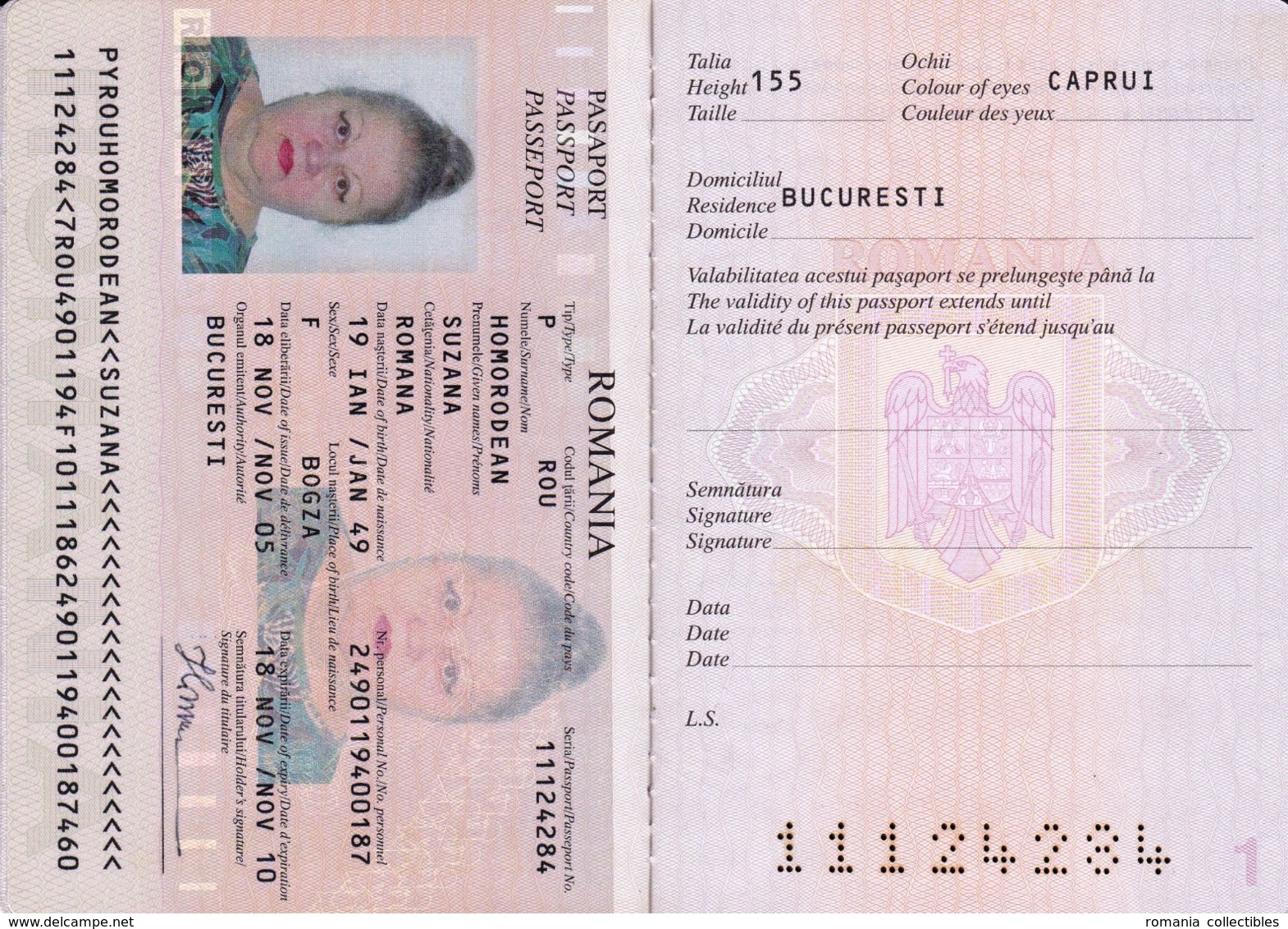 Romania, 2005, Vintage Expired Passport - No Visas & Stamps - Documenti Storici