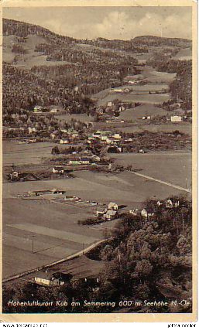 NÖ - Küb Am Semmering - Semmering