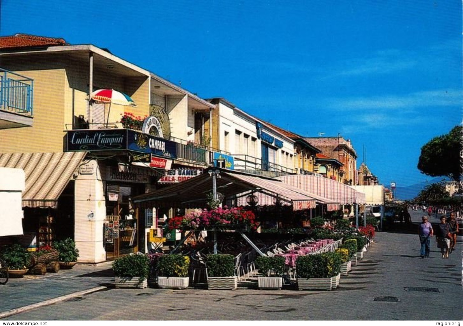 LUCCA - Viareggio - Viale Margherita - Bar Olimpic - Tabacchino/Tabacchi/Tabaccheria-Cordial Campari-Birra Heineken-1994 - Viareggio