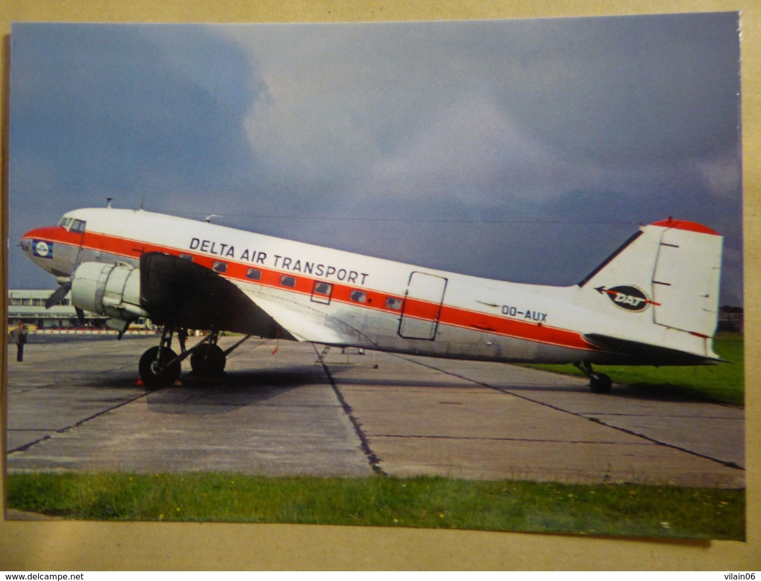 DELTA AIR TRANSPORT   DC 3  OO-AUX - 1946-....: Era Moderna