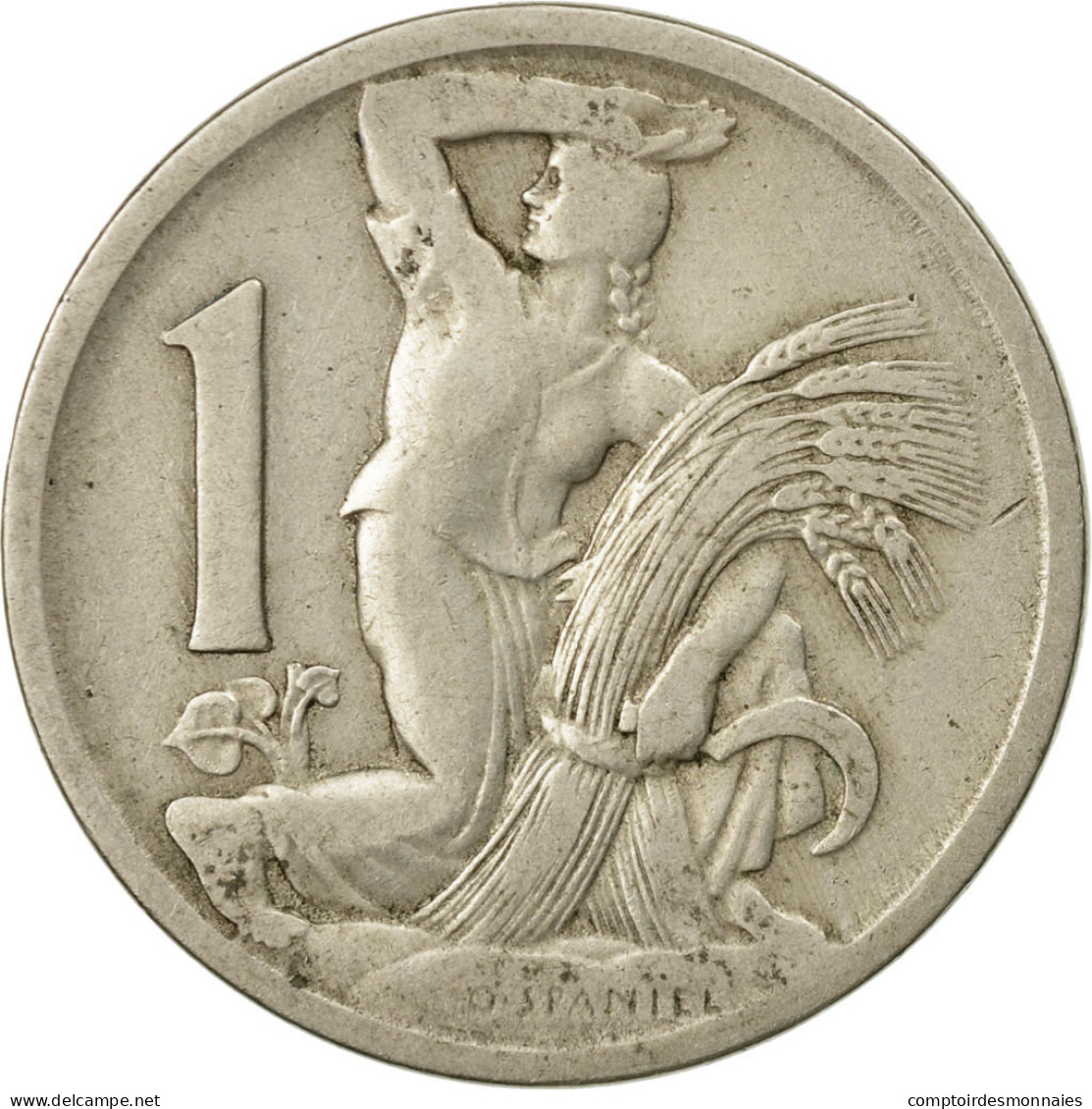 Monnaie, Tchécoslovaquie, Koruna, 1923, TB+, Copper-nickel, KM:4 - Czechoslovakia