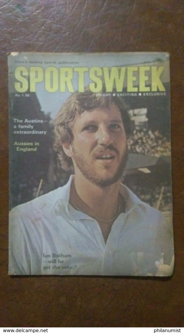 OLD SPORTSWORLD AND SPORTSWEEK MAGAZINE LOT 1980's LOOK !!