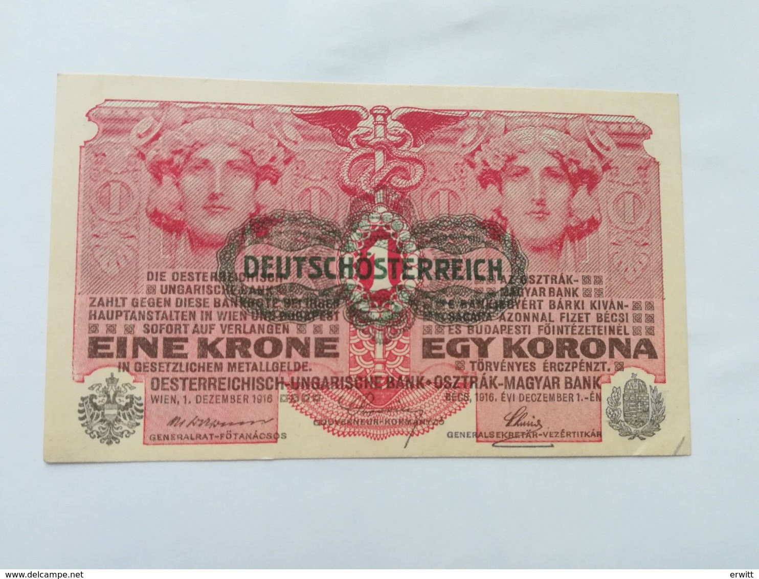 AUSTRIA 1 KRONE 1916 - Austria