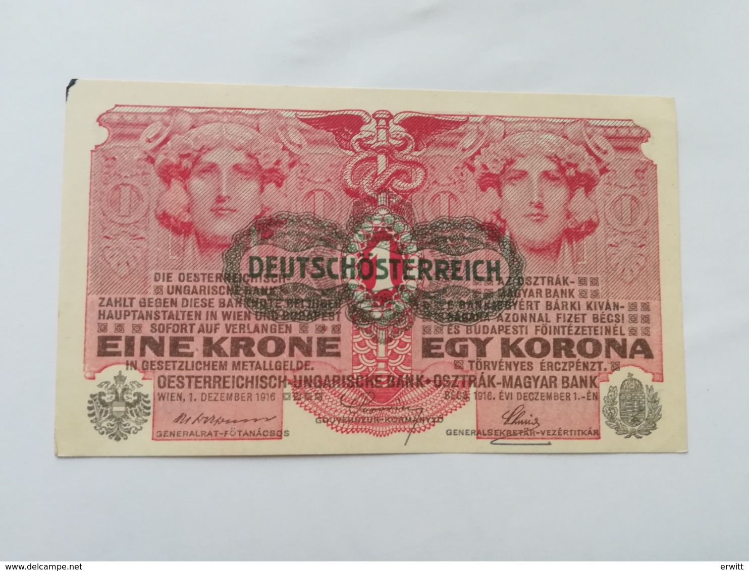 AUSTRIA 1 KRONE 1916 - Austria