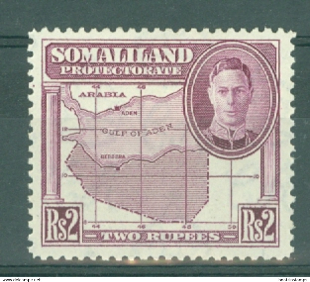 Somaliland Protectorate: 1942   KGVI (full Face)    SG114     2R     MH - Somaliland (Protectorate ...-1959)