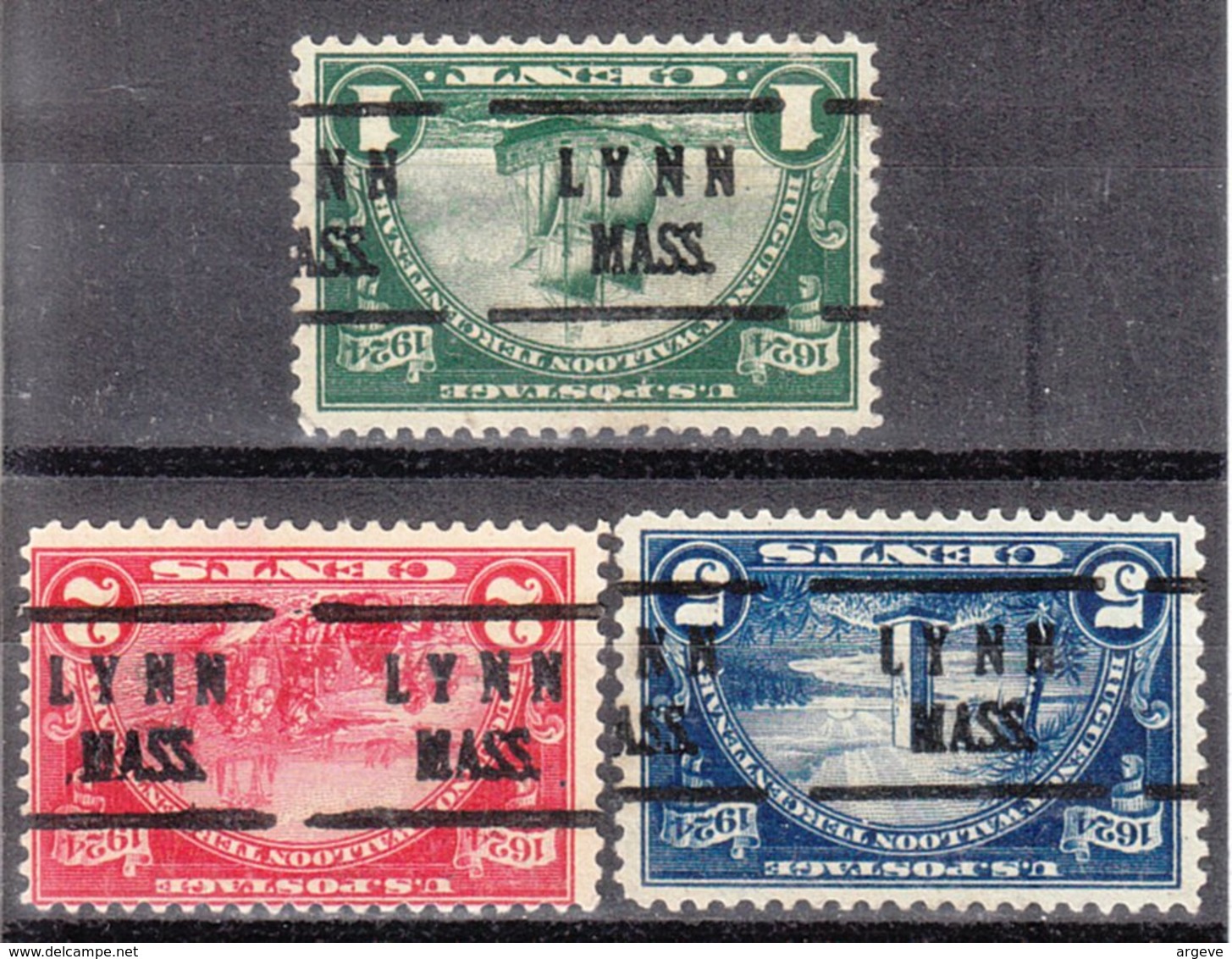 USA Precancel Vorausentwertung Preo, Locals Massachusetts, Lynn 614 - 616-224, Better Stamps - Vorausentwertungen