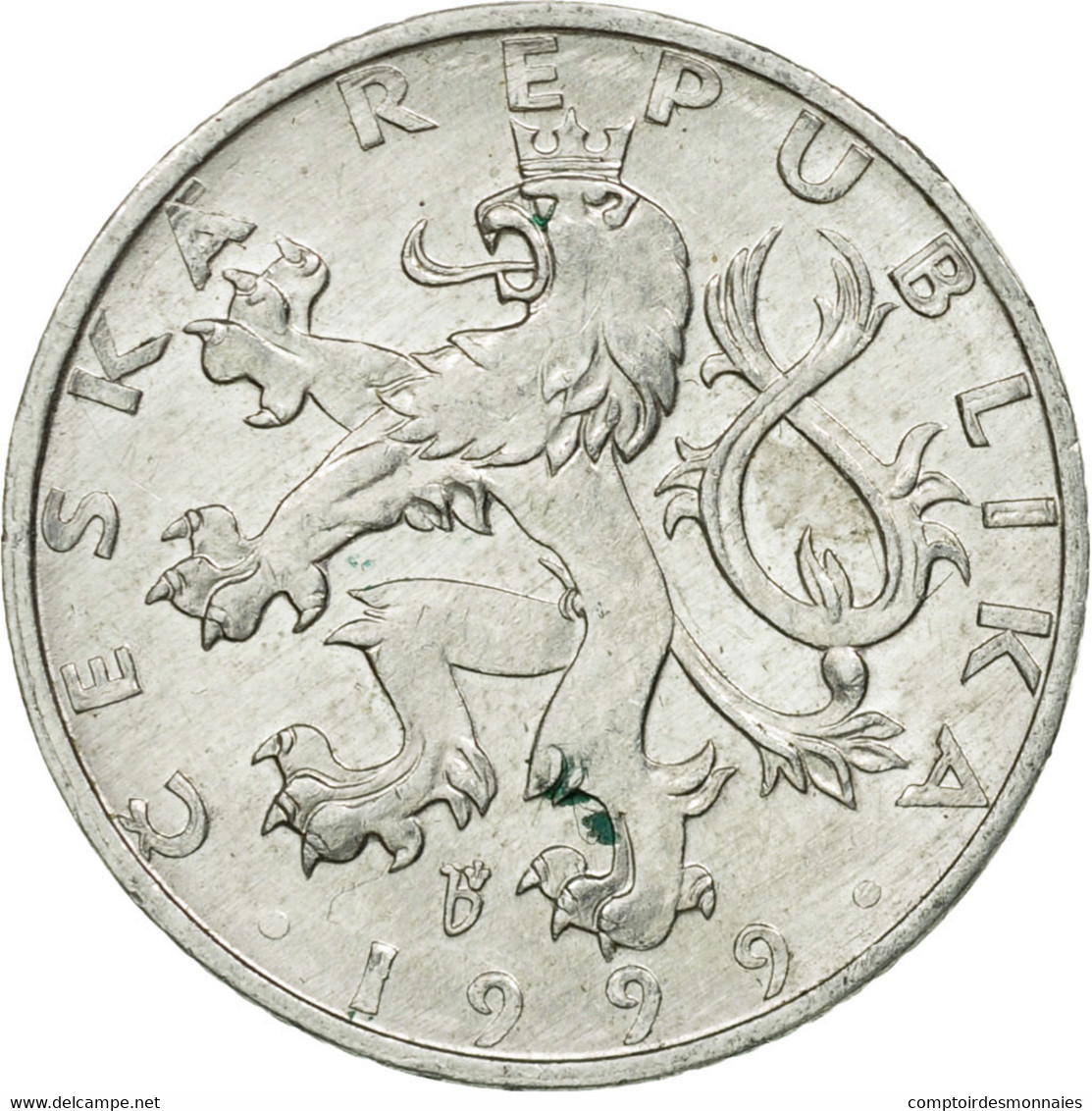 Monnaie, République Tchèque, 50 Haleru, 1999, TTB, Aluminium, KM:3.1 - Tschechische Rep.