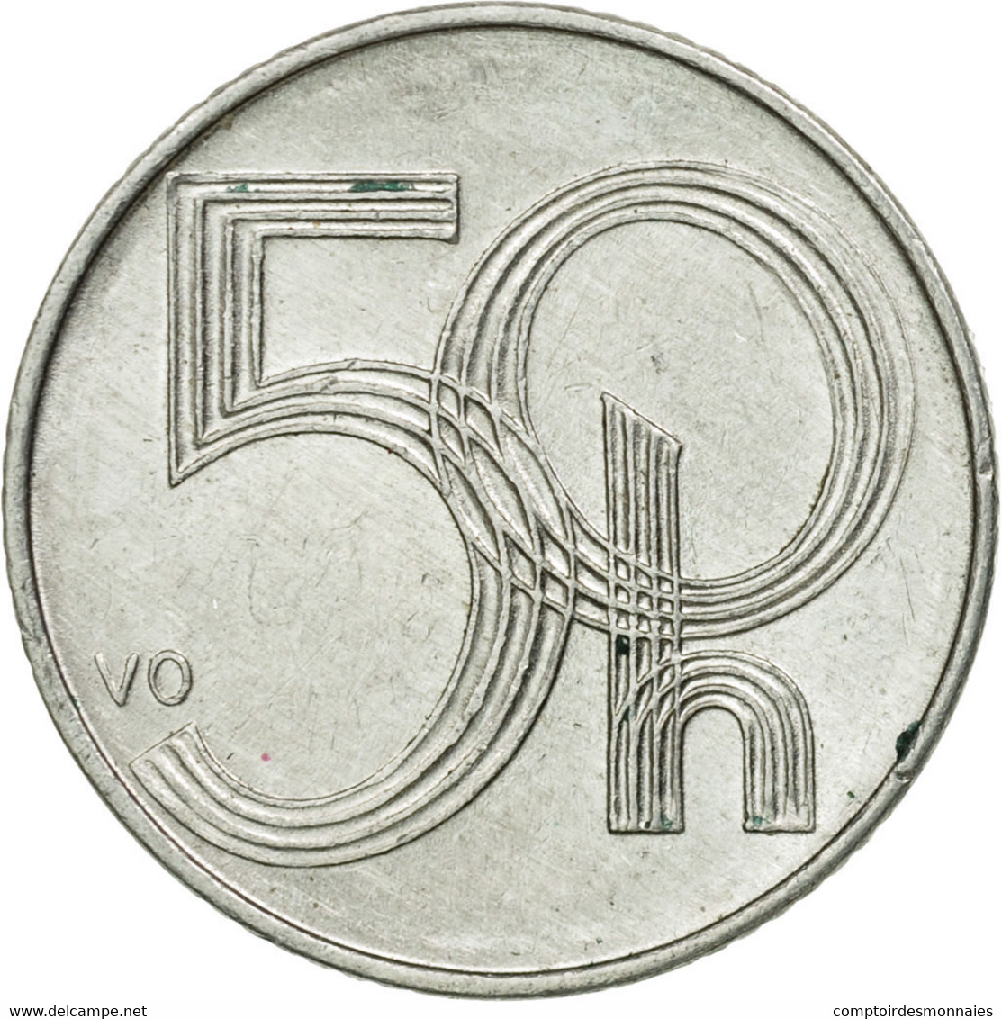 Monnaie, République Tchèque, 50 Haleru, 1999, TTB, Aluminium, KM:3.1 - Tchéquie