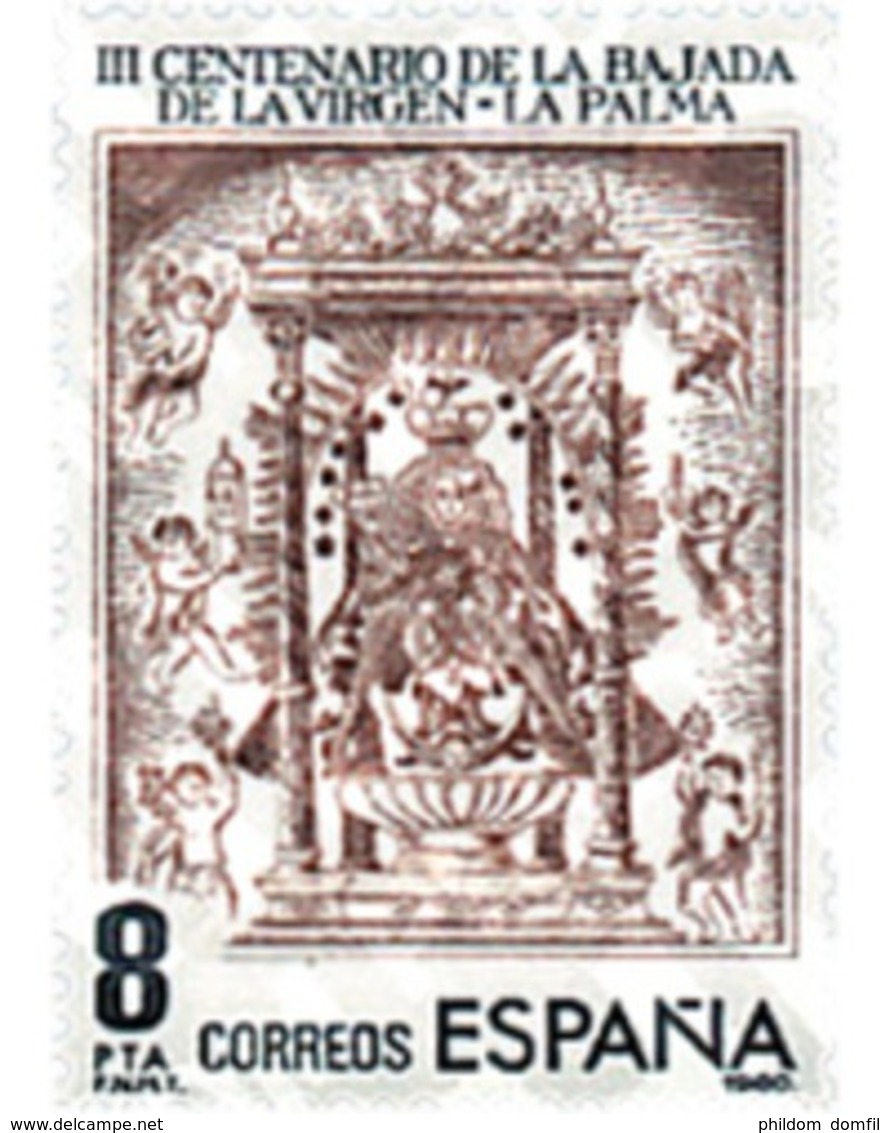 Ref. 85051 * MNH * - SPAIN. 1980. 300th ANNIVERSARY OF THE FOUNDATION OF THE PASSAGE OF OUR LADY OF THE SNOWS FROM THE S - Sonstige & Ohne Zuordnung