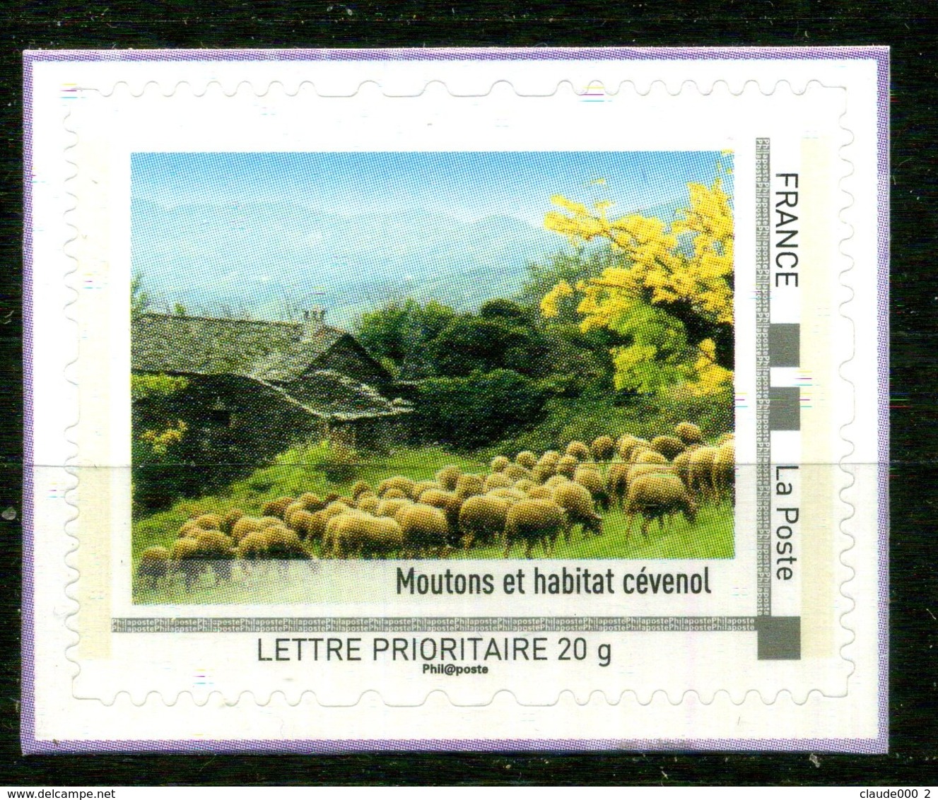 MOUTONS ET HABITAT CEVENOL ADHESIF  COLLECTOR " LE LANGUEDOC ROUSSILLON 2012 " NEUF ** - Collectors