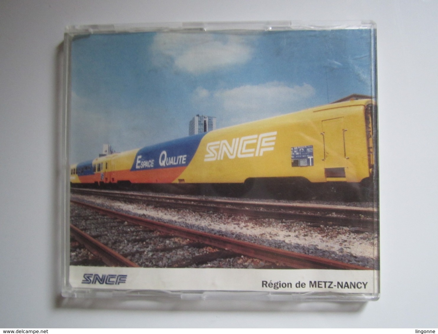 RARE CD SNCF 1992 Région De METZ-NANCY ESPACE QUALITÉ 1) ROCK AND RAIL 2) CA DECOIFFE A LA SNCF - Musique De Films