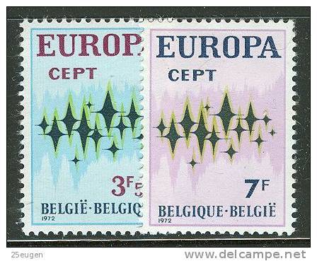 BELGIUM  EUROPA CEPT 1972  MNH - 1972