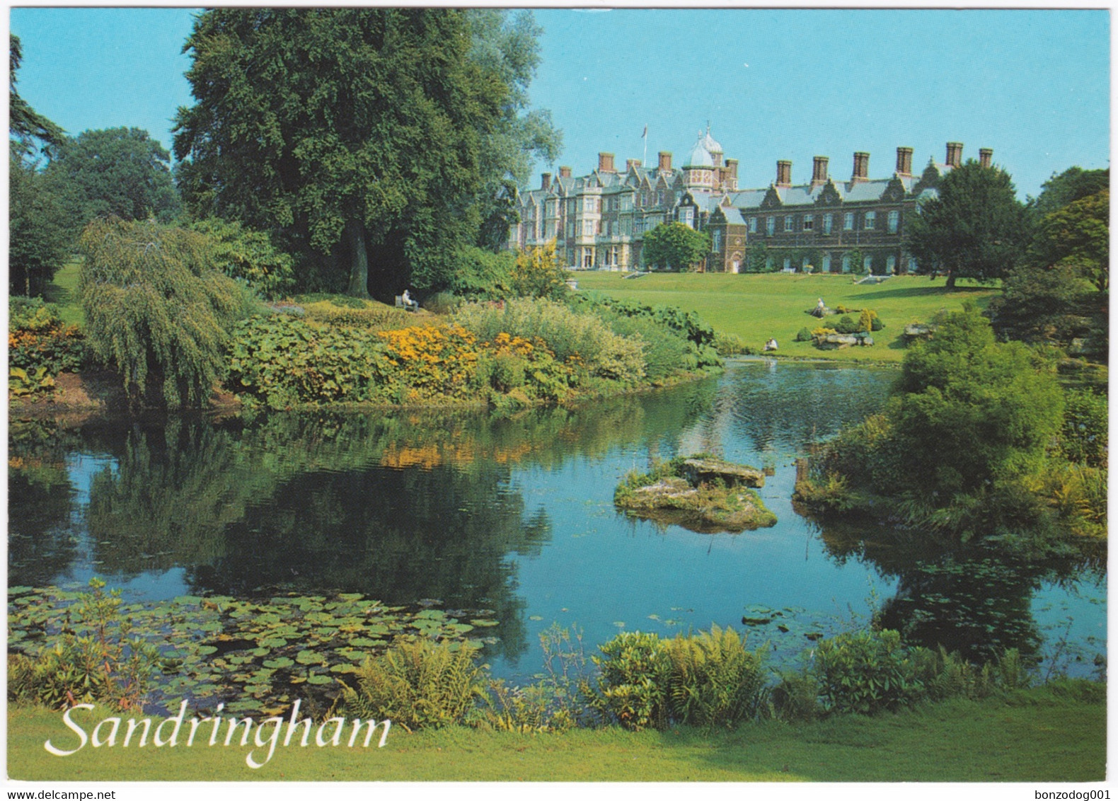 Sandringham House, Norfolk, From The Lake. Unposted - Autres & Non Classés