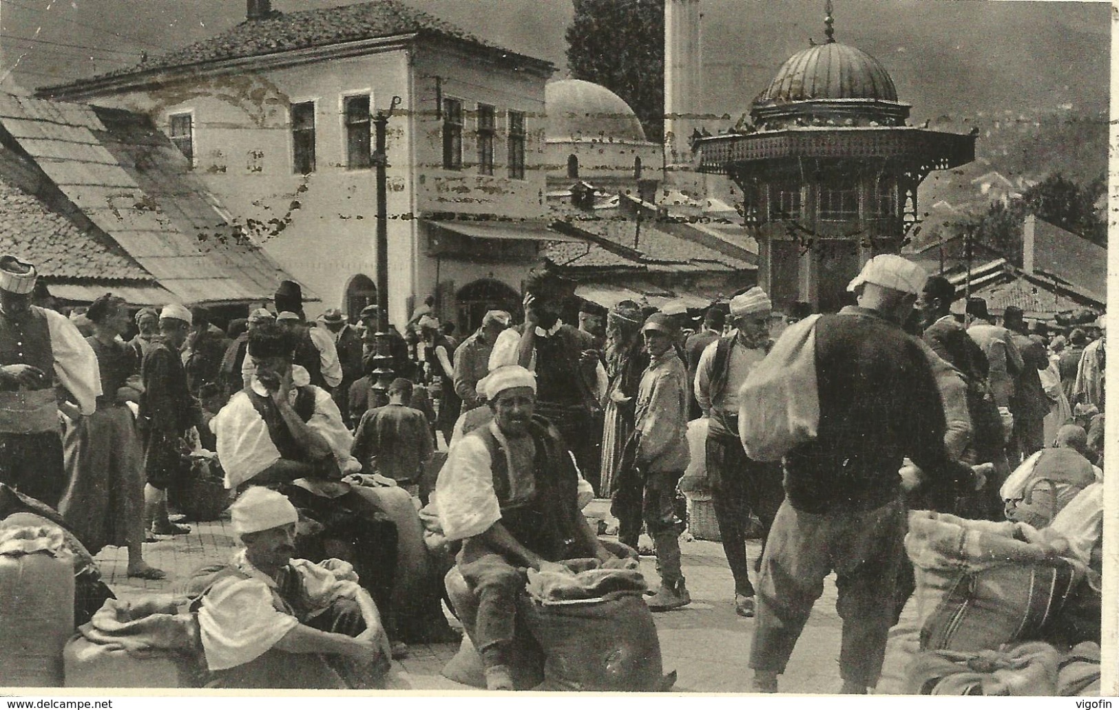 SARAJEVO MARKET, BOSNA AND HERZEGOVINA, PC Circulated - Bosnia Erzegovina