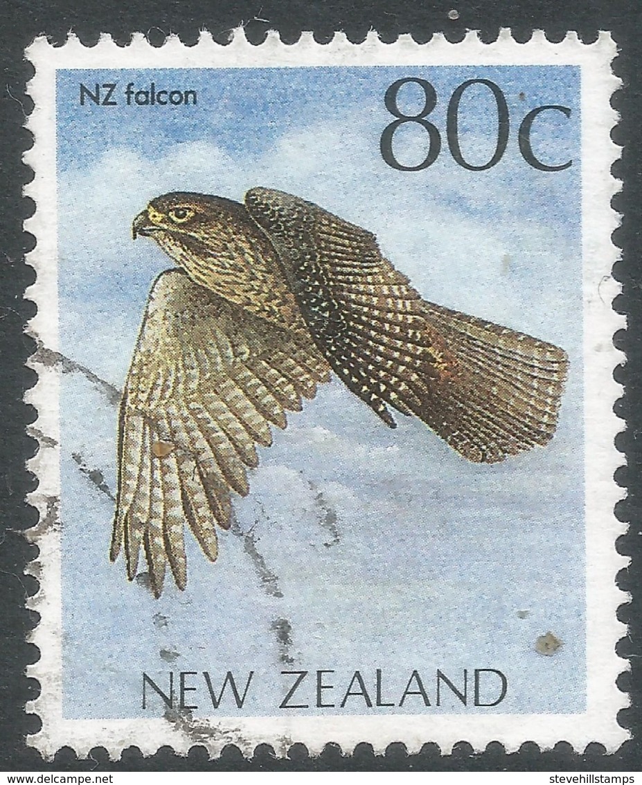 New Zealand. 1988 Native Birds. 80c Used. SG 1467a - Used Stamps