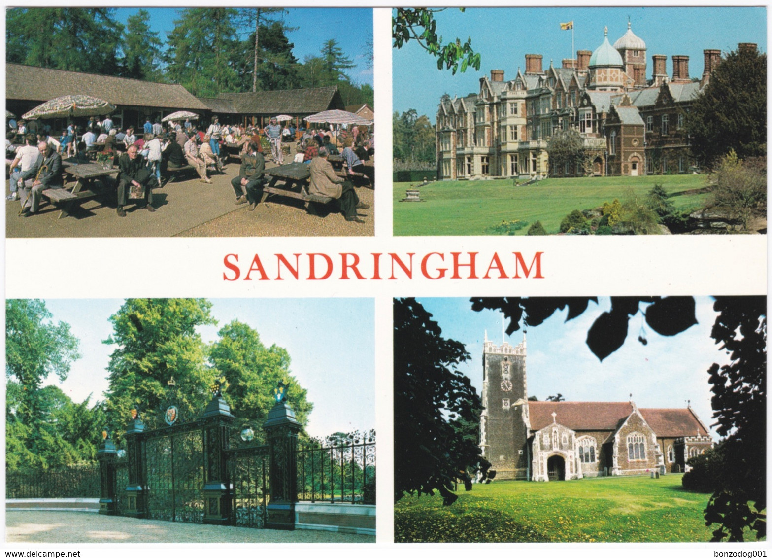 Sandringham, Norfolk Multiview. Visitor Centre, Norwich Gates. Unposted - Autres & Non Classés