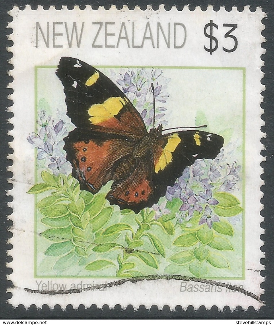 New Zealand. 1991 Butterflies. $3 Used. SG 1642 - Used Stamps