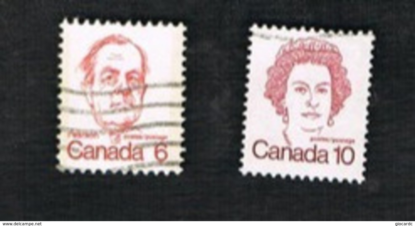 CANADA - SG 698.701  - 1973.1976 CURRENT SERIE: PRIME MINISTERS & QUEEN ELIZABETH II         -  USED - Usati