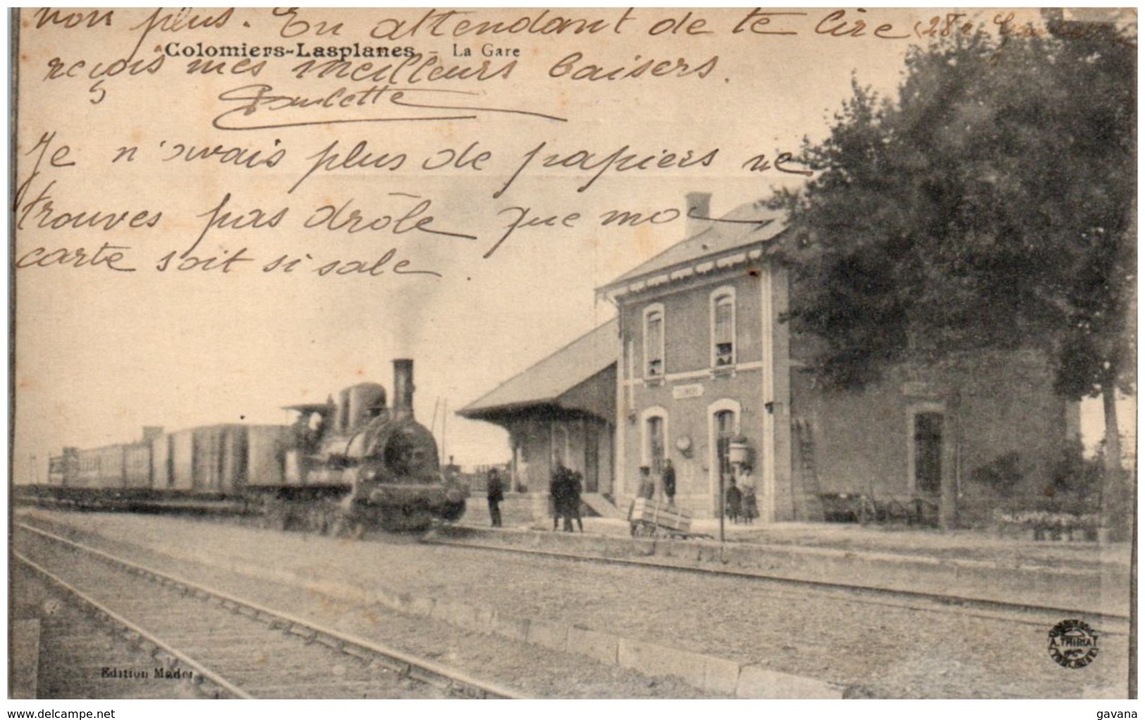 31 COLOMIERS-LASPLANES - La Gare - Autres & Non Classés