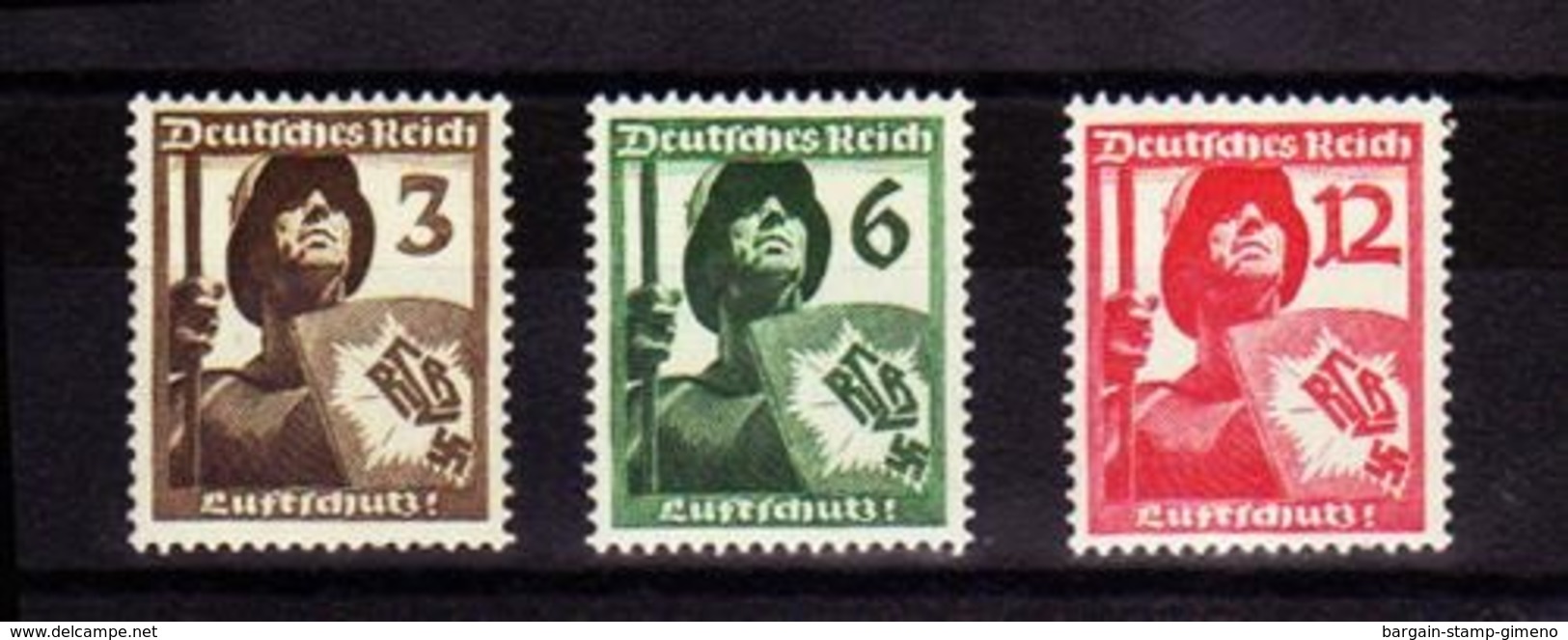 Alemania Imperio 591/3 Nuevo Cat. 15€ - Unused Stamps