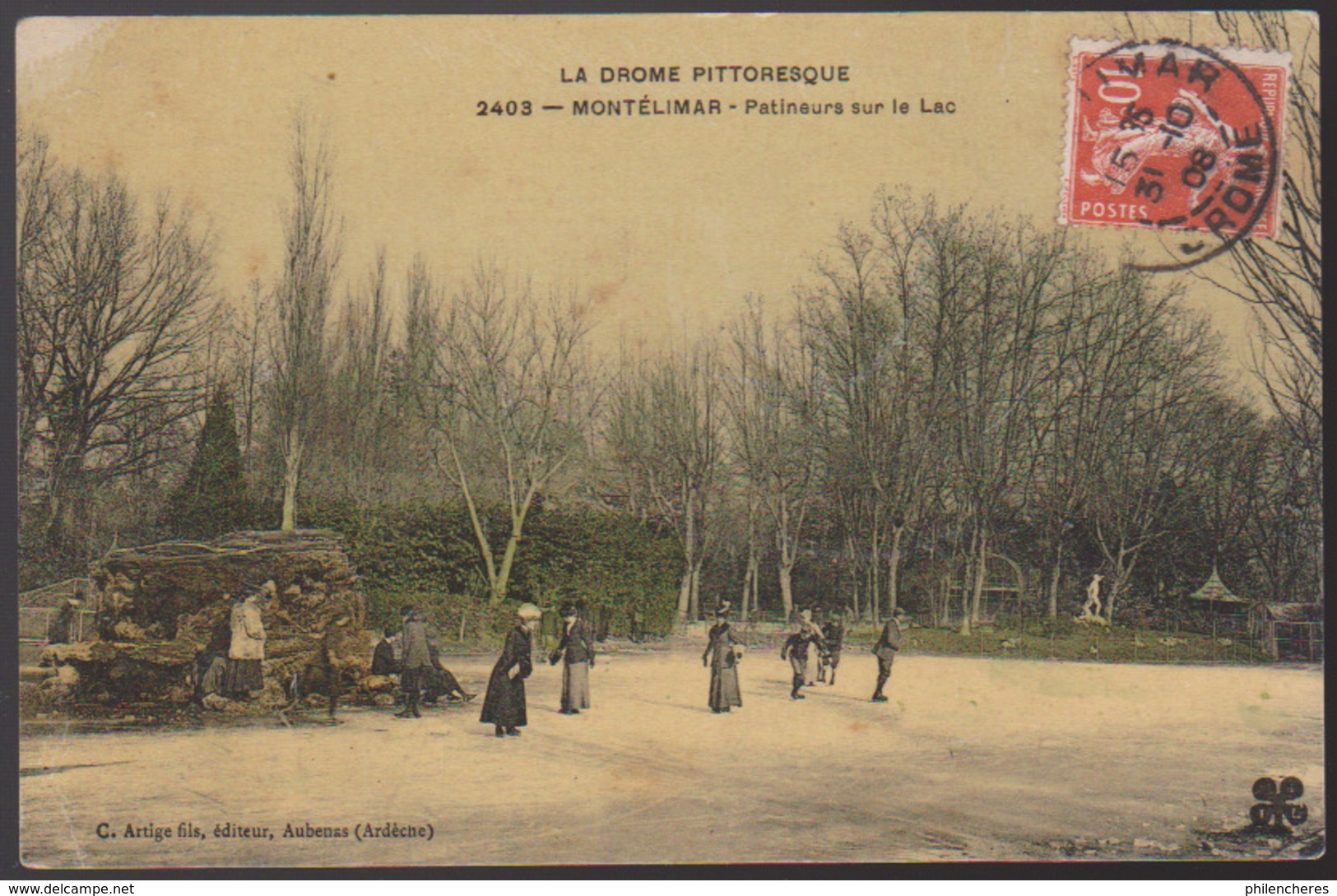 CPA - (26) Montélimar - Patineurs Sur Le Lac - Montelimar