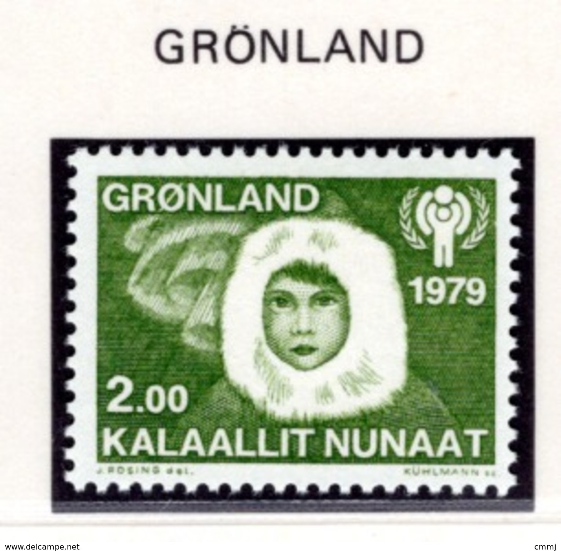 YEAR INTERN. OF CHILD - GROENLANDIA - Mi. Nr.  118 - NH - (6532-14.) - Neufs