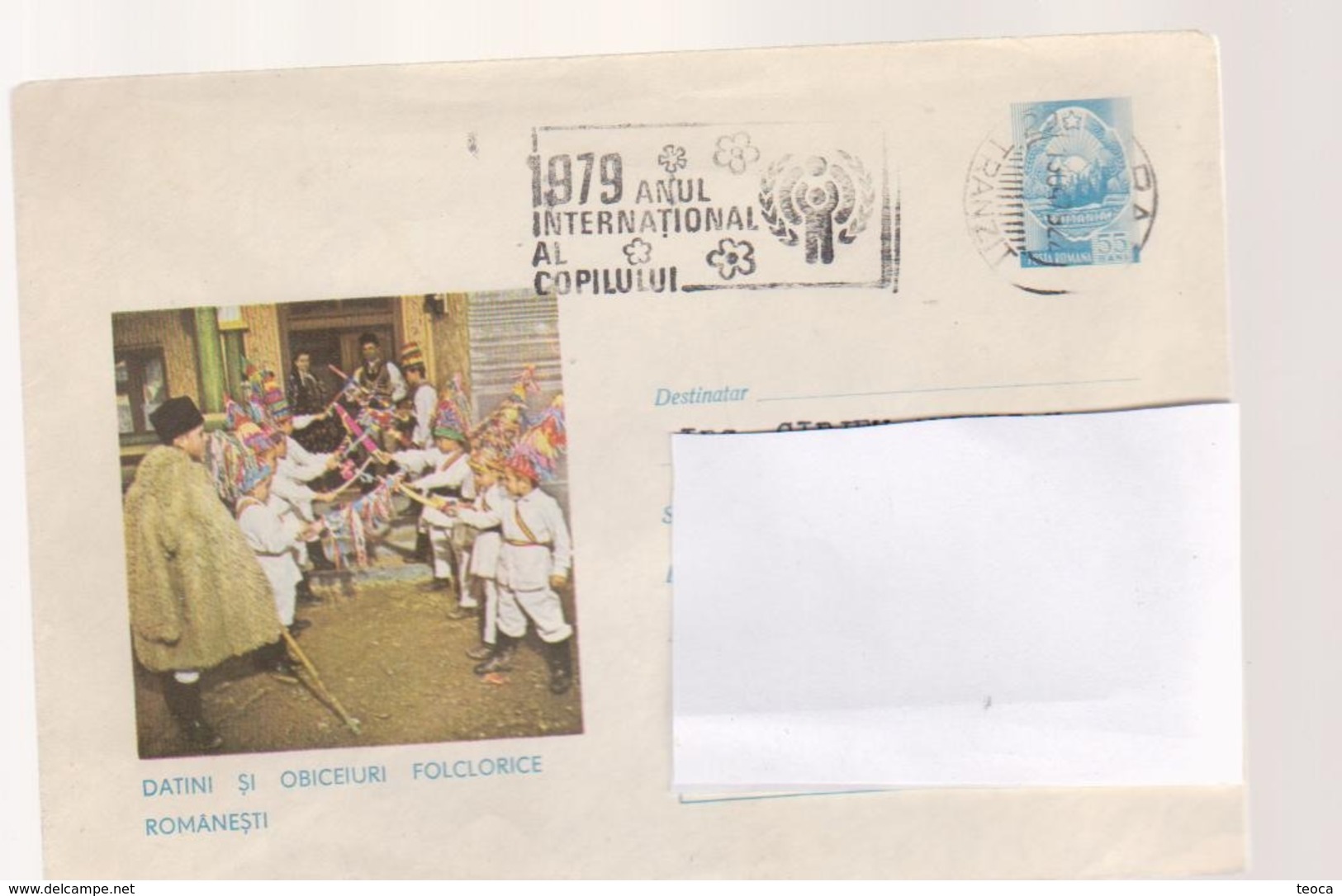 UNICEF, COVER WITH SPECIAL POSTMARK ,1979   With Postmark ARAD 1979 - UNICEF