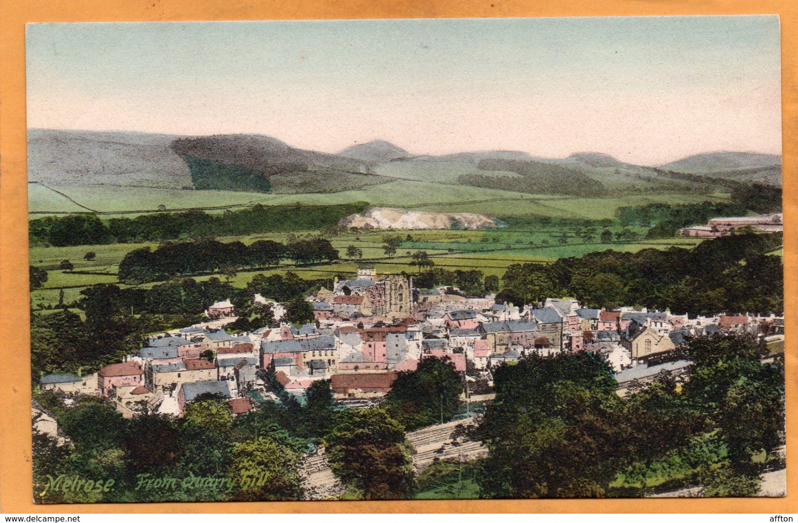 Melrose UK 1905 Postcard - Roxburghshire