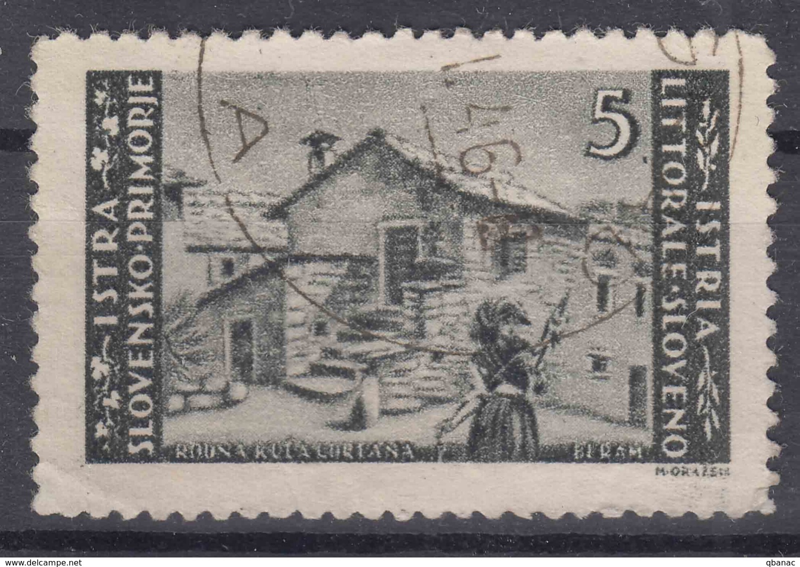 Istria Litorale Yugoslavia Occupation, 1946 Sassone#57 Used - Occup. Iugoslava: Istria