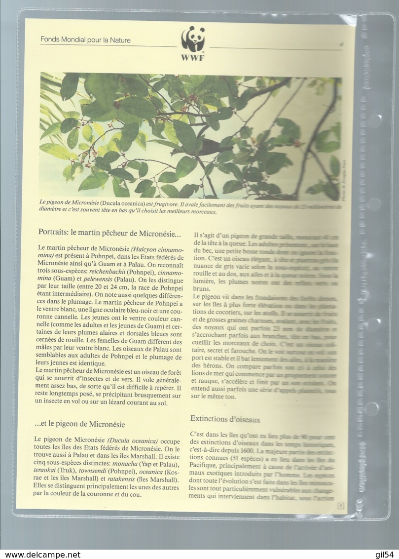 WWF 1990 MIKRONESIEN / MICRONESIA / MICRONESIE - Mi. 174-177**, Ensemble Complet -  Car115 - Collections, Lots & Séries