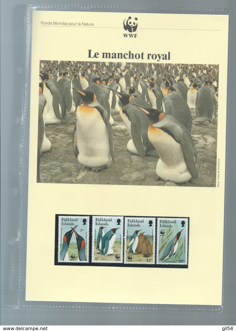 Falkland Islands 1991 King Penguin/Königspinguin WWF, Ensemble Complet -  Car116 - Colecciones & Series