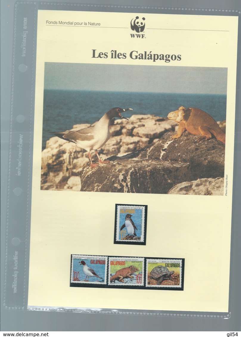 WWF - ECUADOR - FAUNA GALAPAGOS - 1992, Ensemble Complet -  Car118 - Lots & Serien