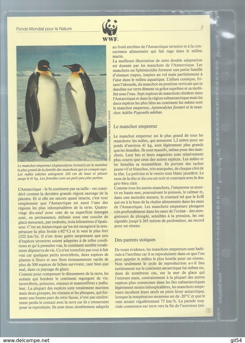 WWF -  British Antartic Territory  1986 ,  Ensemble Complet -  Car119 - Lots & Serien