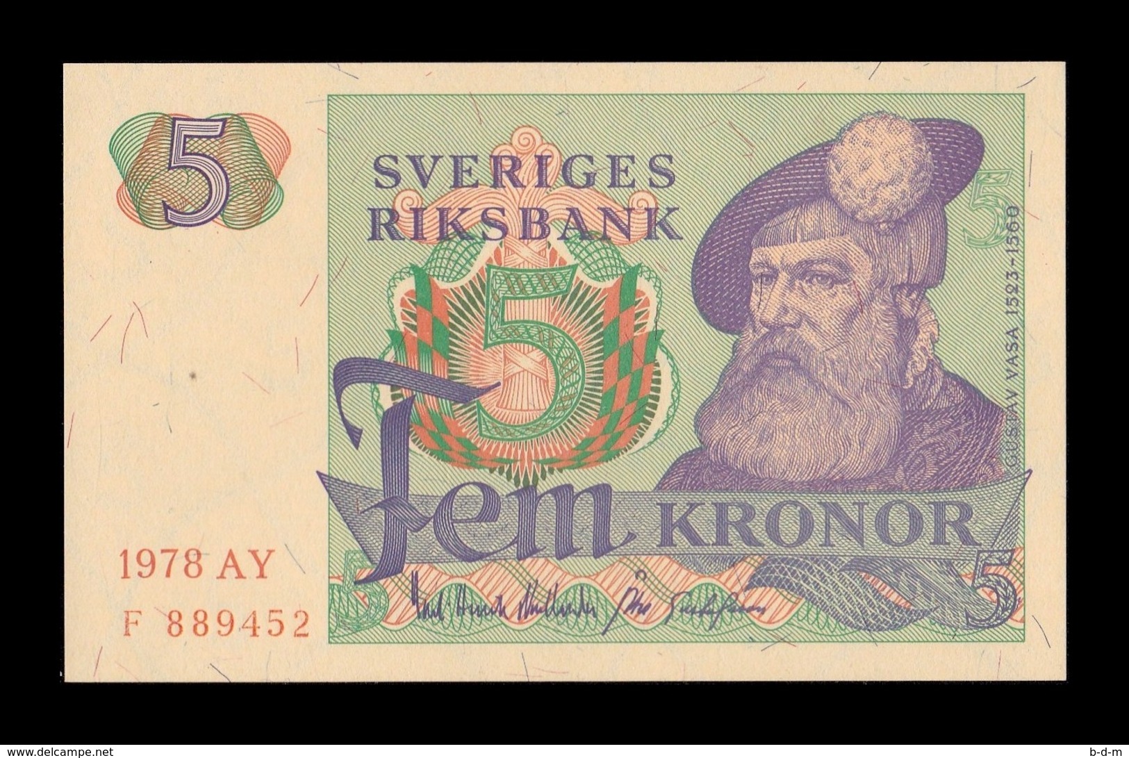 Suecia Sweden 5 Kronor 1978 Pick 51d SC UNC - Suecia