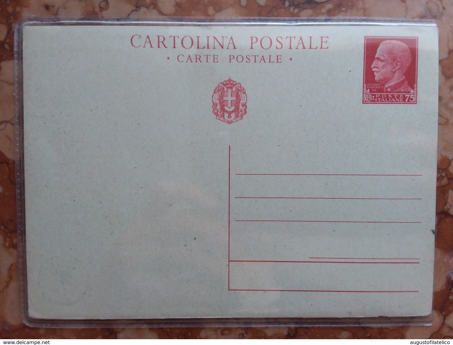 REGNO 1932 - Cartolina Postale Da 75c. Nuova + Spese Postali - Interi Postali