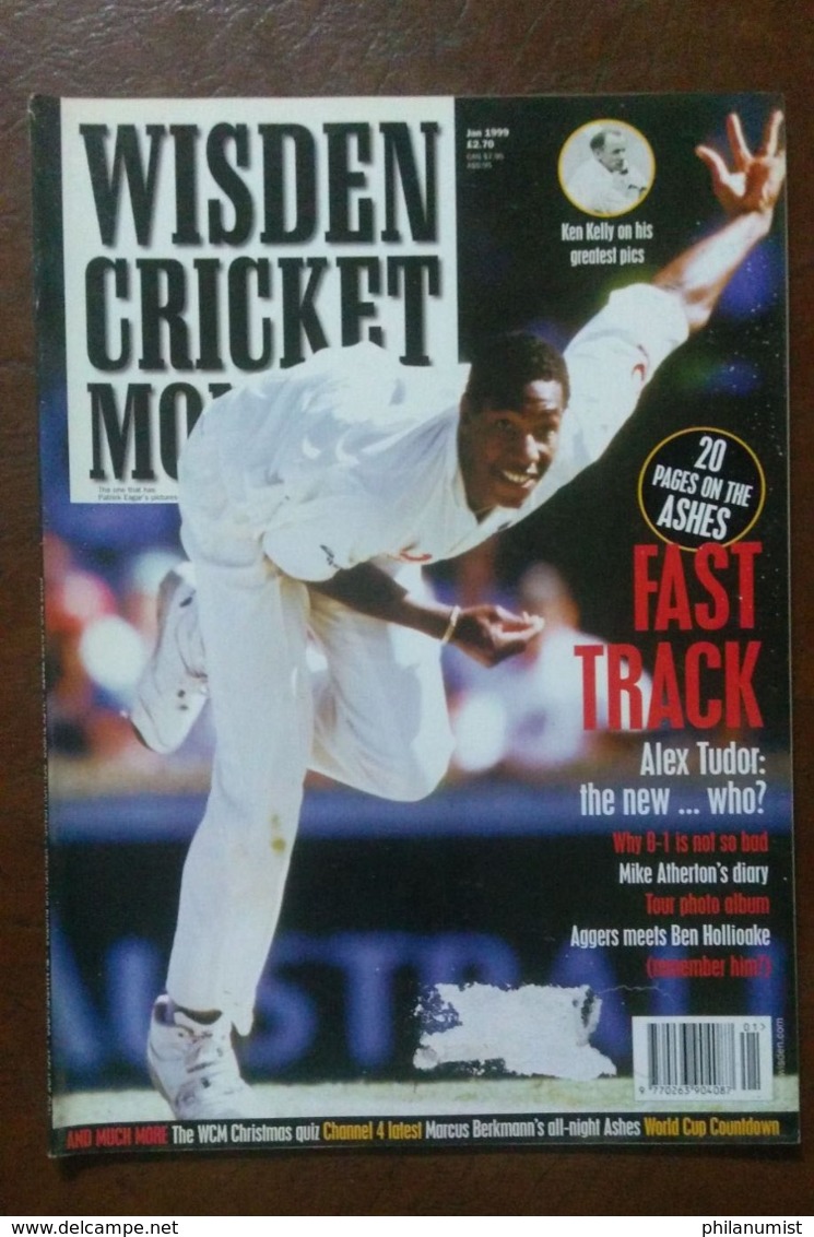 10 WISDEN CRICKET MONTHLY MAGAZINE 1998-2000 BACK ISSUES LOOK !! - 1950-Hoy