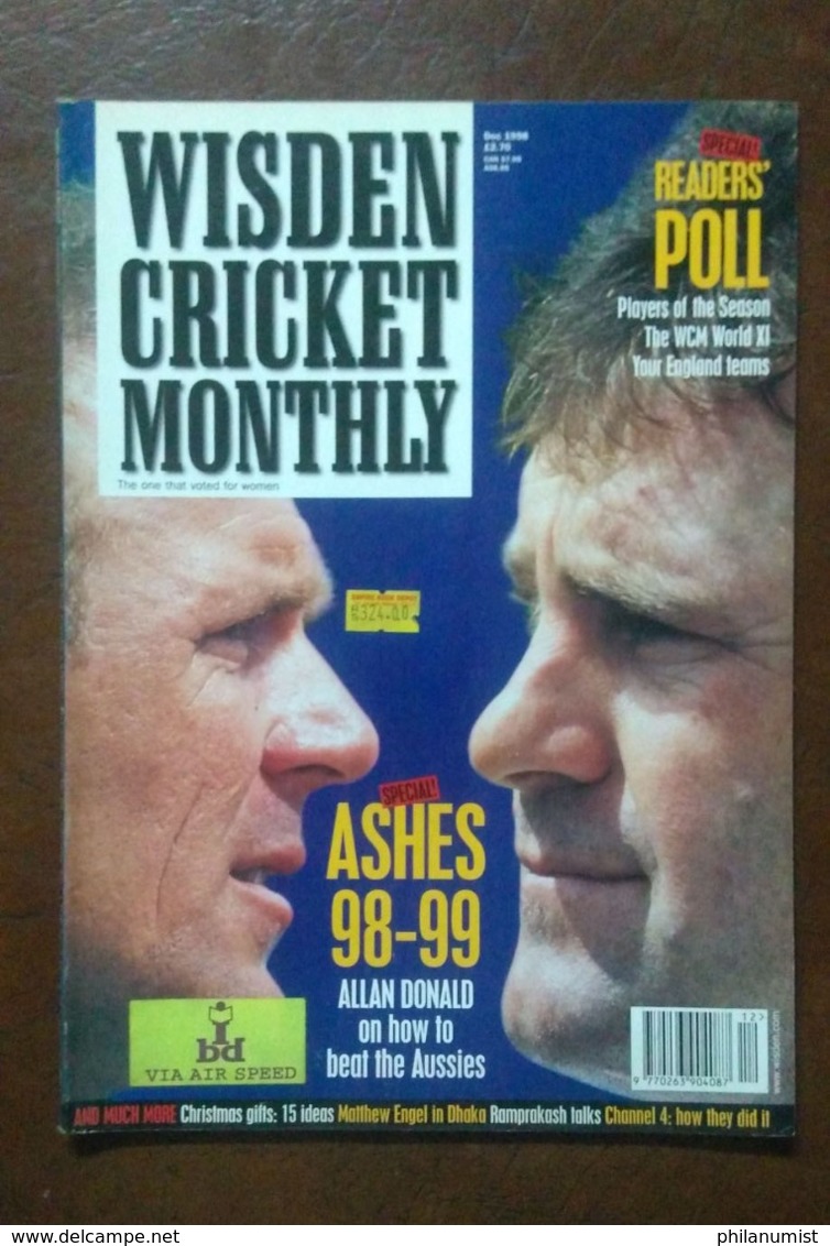 10 WISDEN CRICKET MONTHLY MAGAZINE 1998-2000 BACK ISSUES LOOK !! - 1950-Aujourd'hui