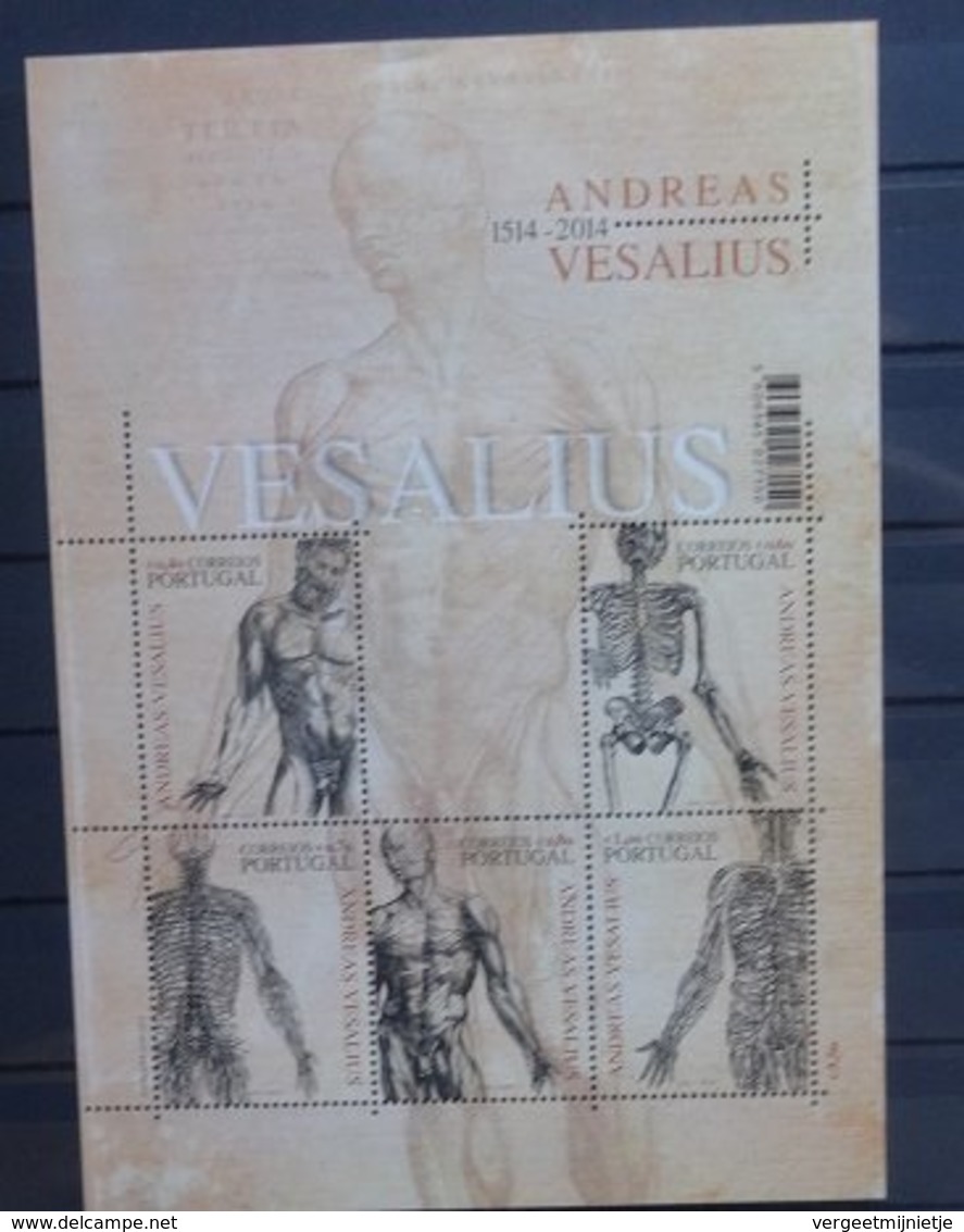 BELGIE  2014     Blok 215   Vesalius   Postfris **   CW 17,00 - 1961-2001