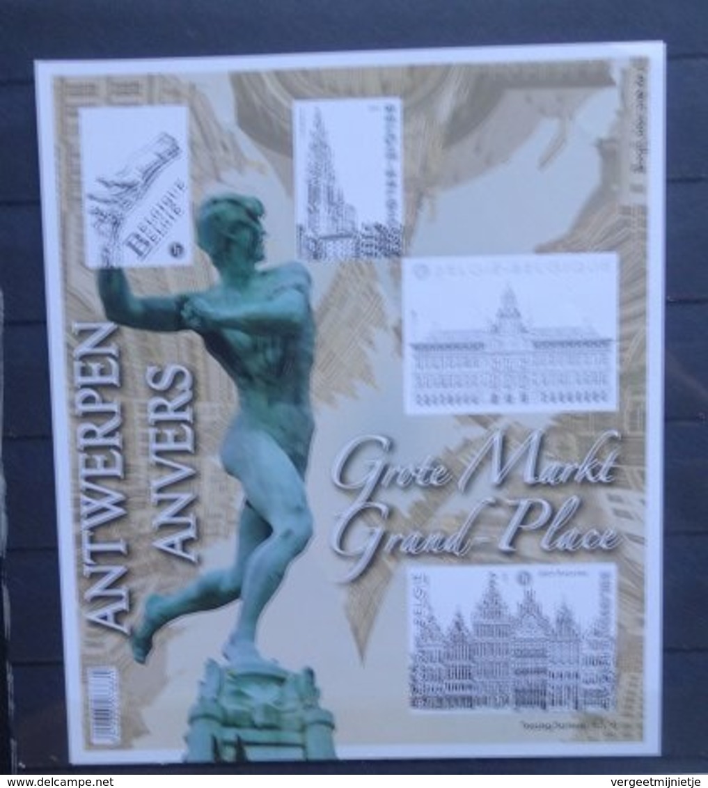 BELGIE  2014     Blok 219     Grote Markt  Antwerpen    Postfris **   CW 17,00 - 1961-2001