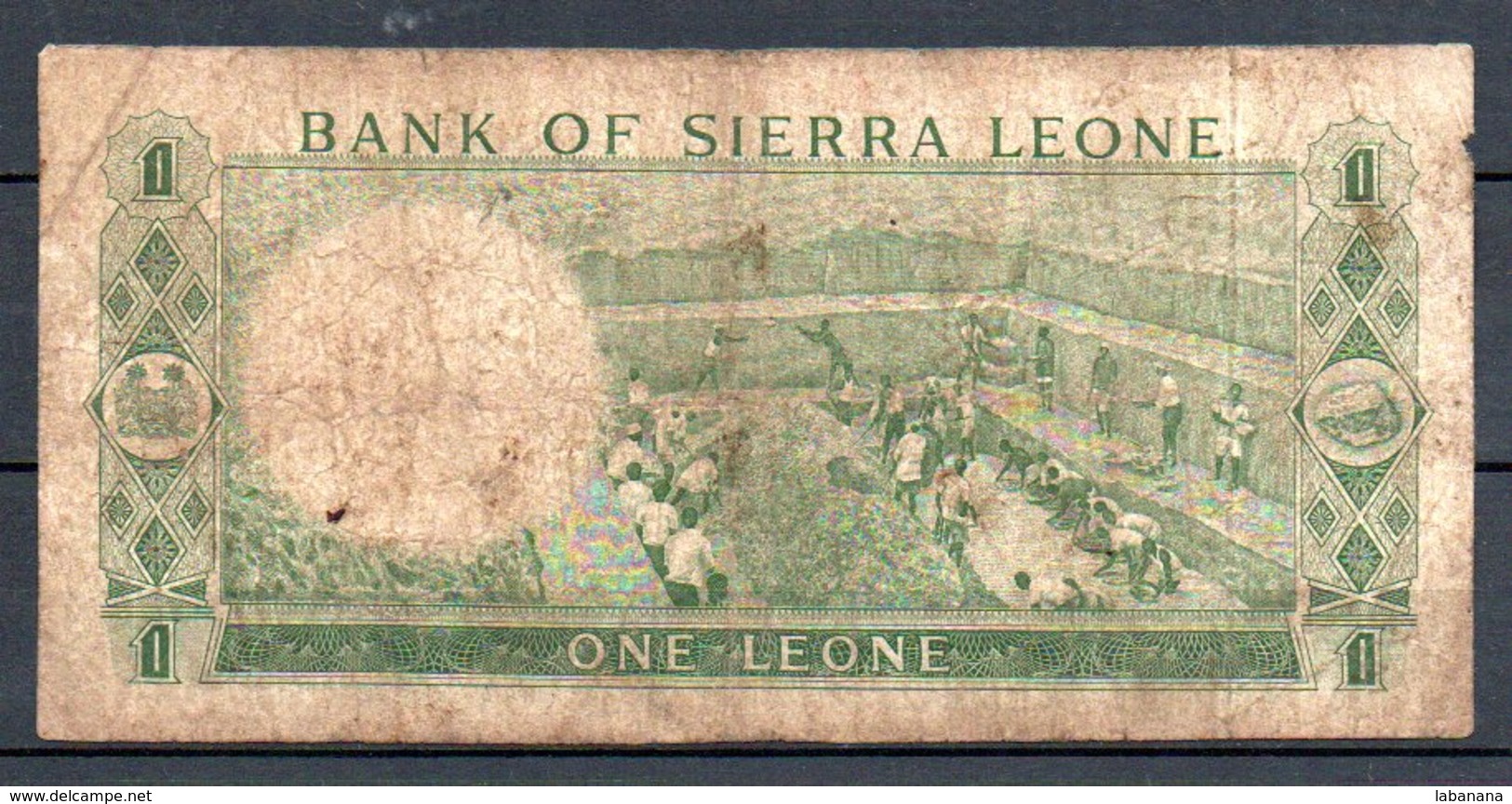 329-Sierre Leone Billet De 1 Leone 1970 A9 - Sierra Leone