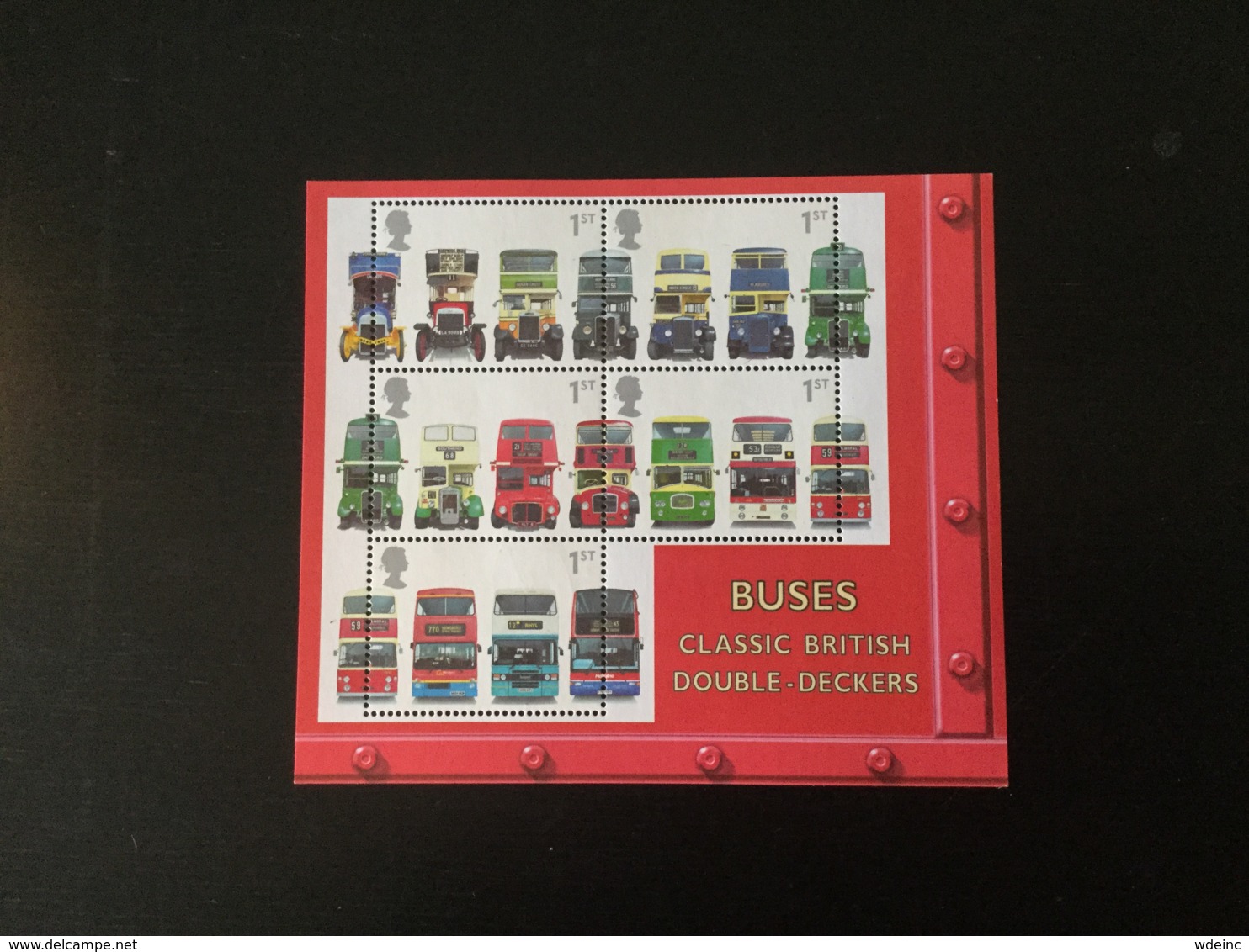 GB 2001 Double Decker Buses M/S MUH  Sg MS2215 - Blocks & Miniature Sheets