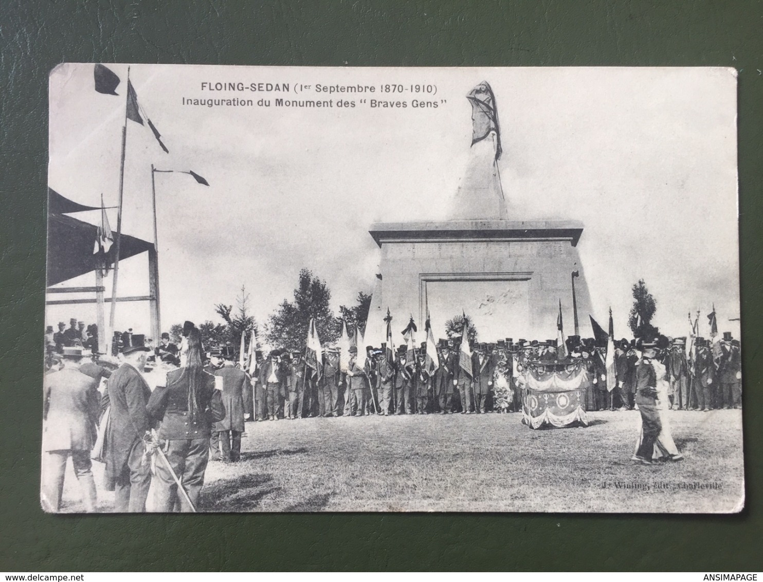 FLOING-SEDAN (1 Sept 1870-1910) Inauguration Du Monument Des "Braves Gens"; - Sedan