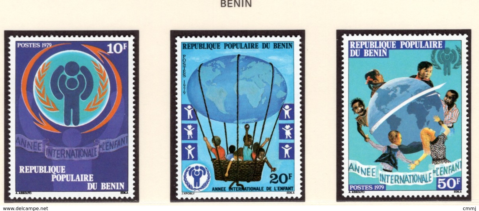 YEAR INTERN. OF CHILD - BENIN- Mi. Nr.  170/172 - NH - (6532-15.) - Benin – Dahomey (1960-...)