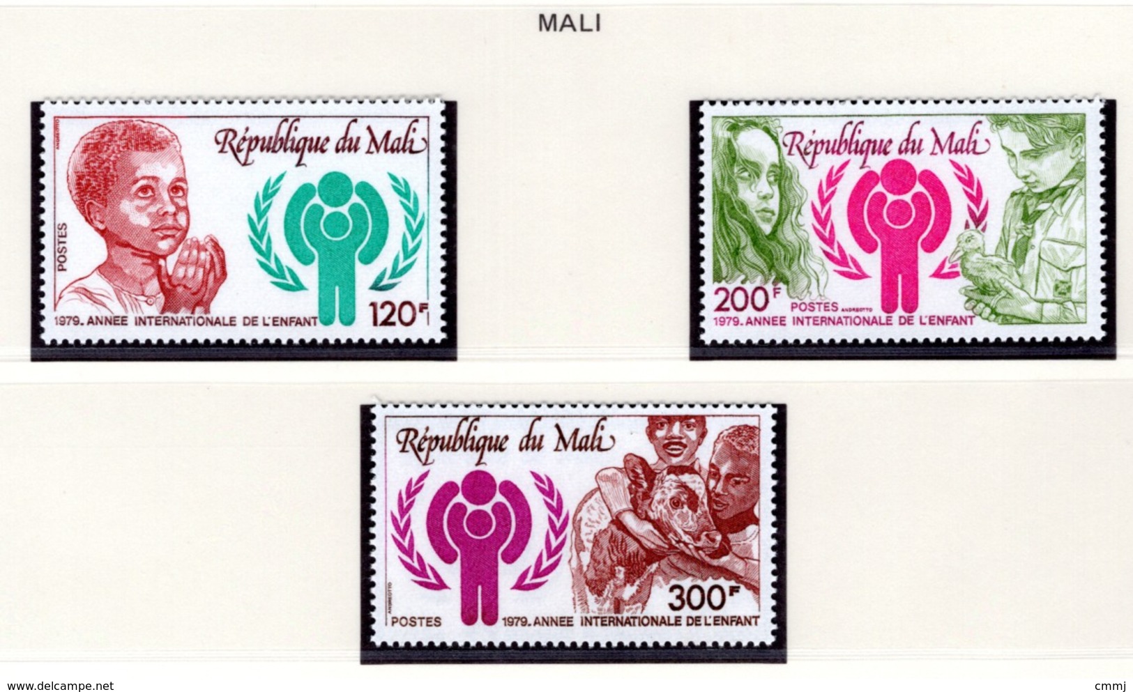 YEAR INTERN. OF CHILD - MALI  - Mi. Nr.  963/965  - NH - (6532-15.) - Mali (1959-...)